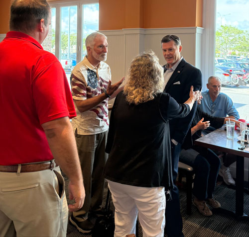 Ryan Elijah meeting with Central Florida residents