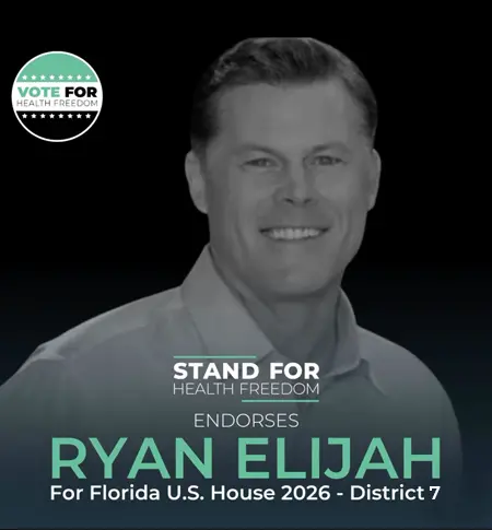 Stand for Health Freedom Endorses Ryan Elijah